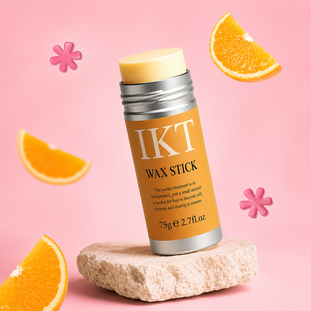 Hair Gel On Wax Stick - 75g - Gel Based - Hair Styling Wax - Makes Hair Look Neat and Tidy