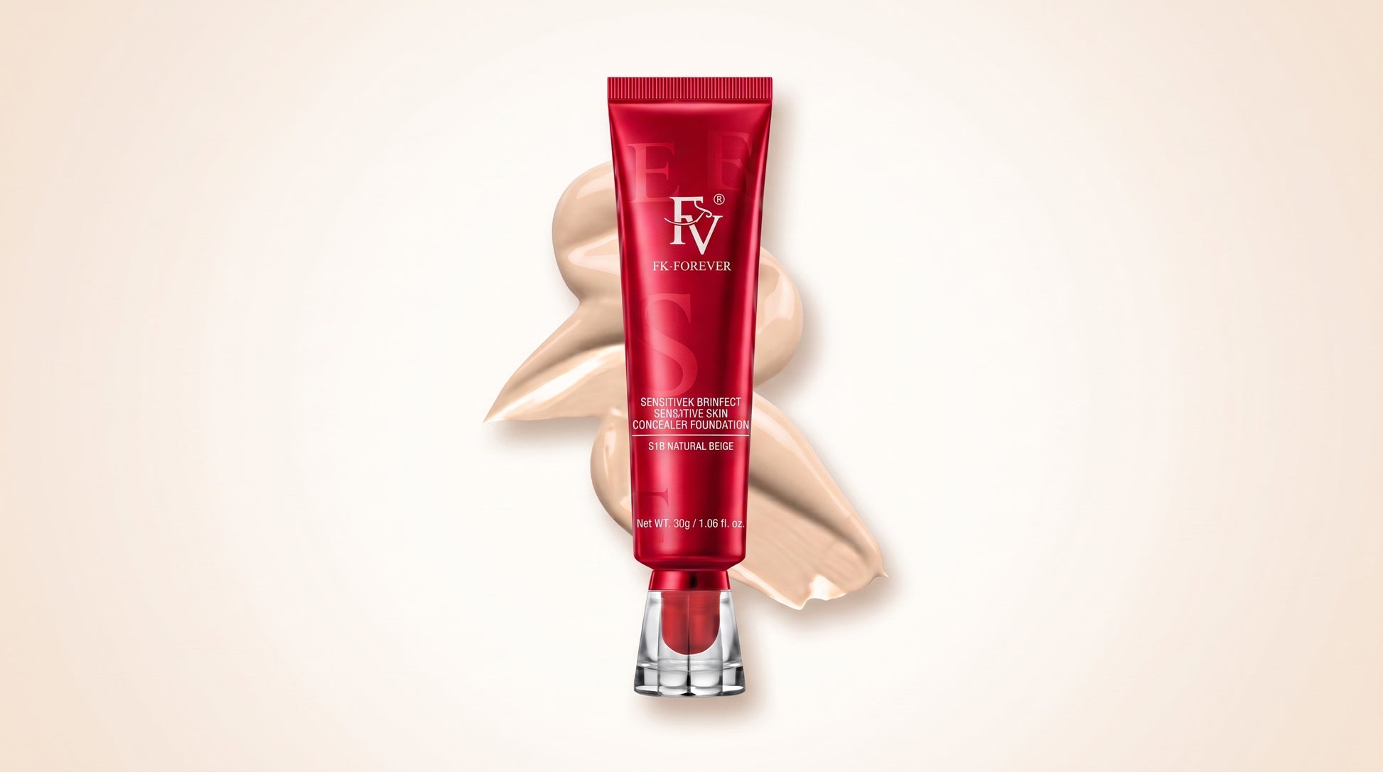 FV SK Forever Foundation Tube China Red Original Skin Liquid Water Proof