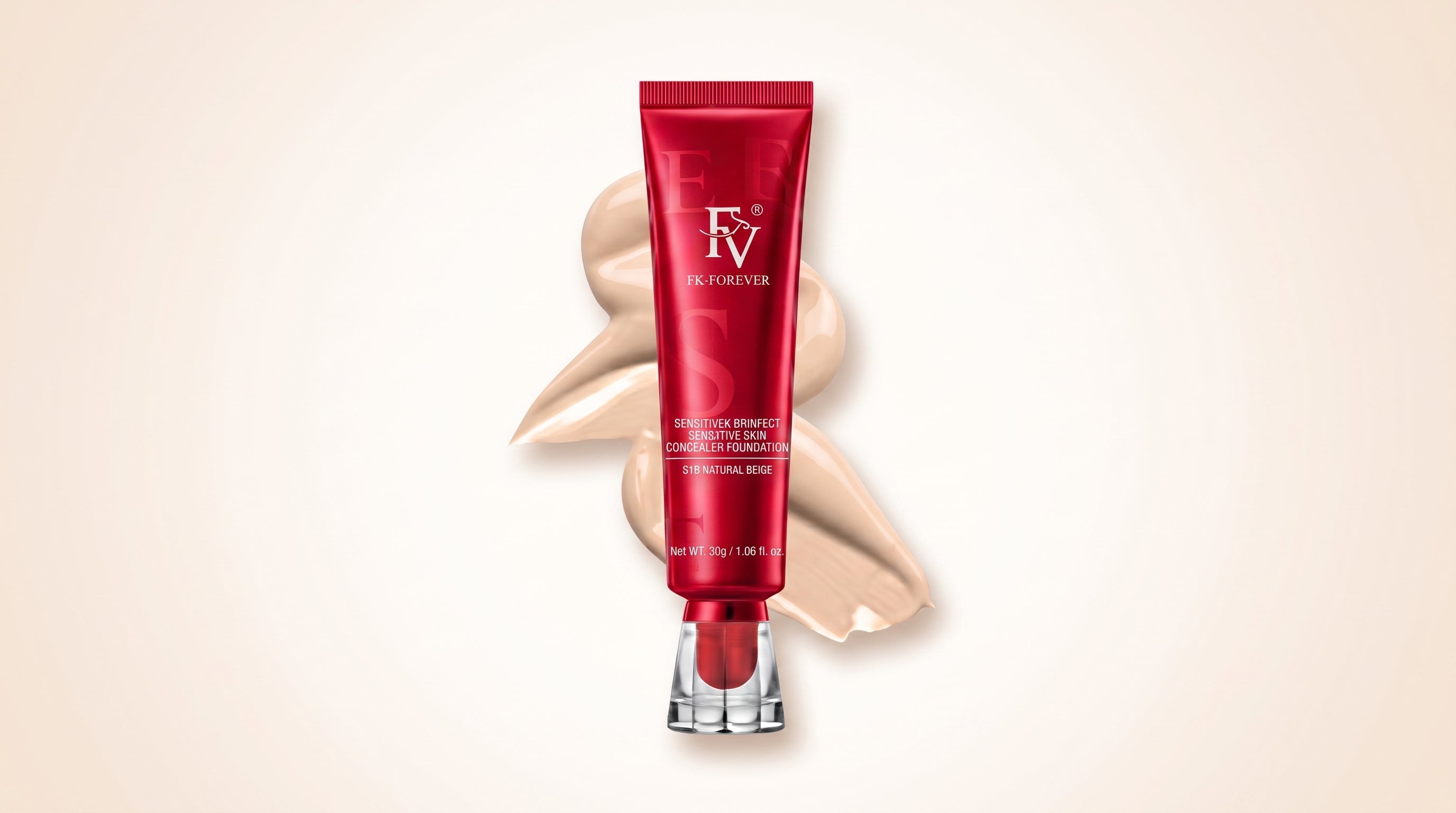 FV SK Forever Foundation Tube China Red Original Skin Liquid Water Proof