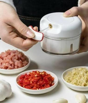 Mini Garlic Slicer Household Mincing Machine Minced Hand Pull Grinder Grill Vegetable Meat Kitchen Multi Chopper Shredder Gadget