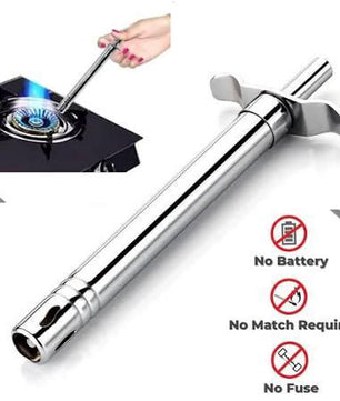 Kitchen Stainless Steel Stove Lighter Metal NO FUEL NEEDED