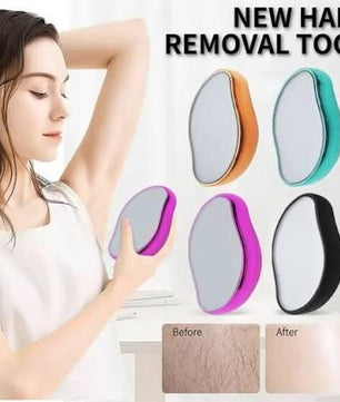 Crystal Physical Hair Removal Eraser Glass Hair Remover Painless Epilator Easy Cleaning Reusable Body Care Depilation Tool