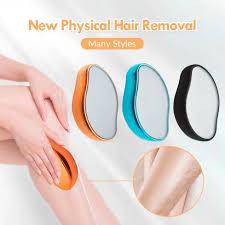 Crystal Physical Hair Removal Eraser Glass Hair Remover Painless Epilator Easy Cleaning Reusable Body Care Depilation Tool