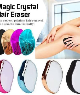 Crystal Physical Hair Removal Eraser Glass Hair Remover Painless Epilator Easy Cleaning Reusable Body Care Depilation Tool