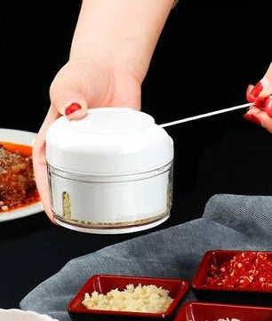 Mini Garlic Slicer Household Mincing Machine Minced Hand Pull Grinder Grill Vegetable Meat Kitchen Multi Chopper Shredder Gadget