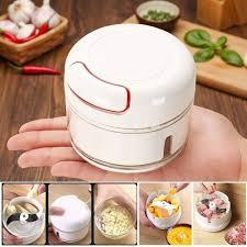 Mini Garlic Slicer Household Mincing Machine Minced Hand Pull Grinder Grill Vegetable Meat Kitchen Multi Chopper Shredder Gadget